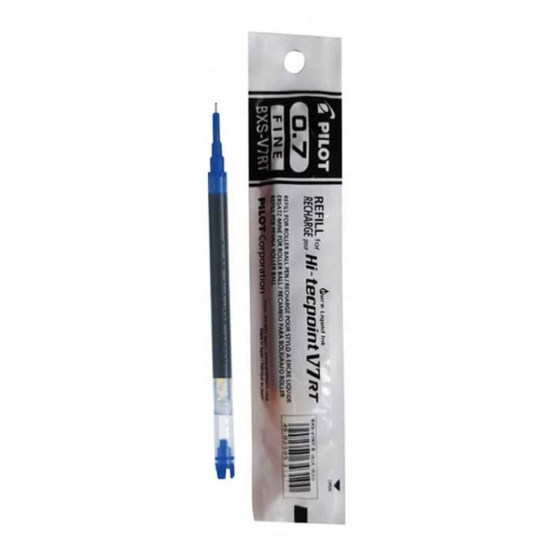 Pilot Hi-Tecpoint V7RT Roller Ball Pen Refill (Blue, 0.7mm)