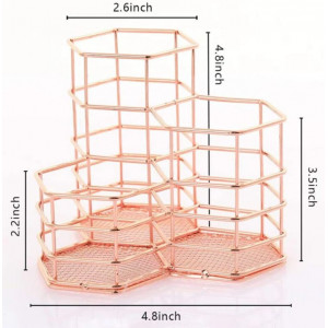 Rose Gold Desk Pen Stand (8317)