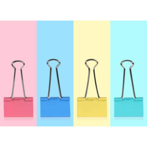 Colour Binder Clips - 51mm...