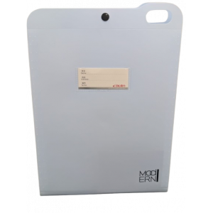 DL 5239 Expanding File Folder with Top Button - 5 Pockets (Pastel Blue) - Keep Certificates,Documents Safe