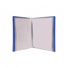 DL Display File/Folder for Documents,Certificates (A4 Size,40 Leaves,Peach) - Transparent Sleeves Pocket