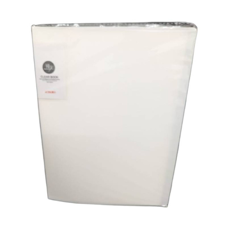 DL Display File/Folder for Documents,Certificates (A4 Size,40 Leaves,Peach) - Transparent Sleeves Pocket