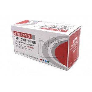 DL Heavy Duty Desktop Tape Dispenser [for Masking/OPP/Cloth/Stationery Tape] -Holds up to 1” (25mm) Wide -1” (25mm) -DL20031