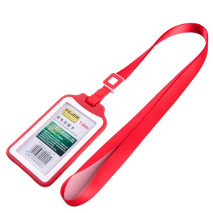 Kejea Double Side ID Card Holder (Red,Vertical)T-994 V