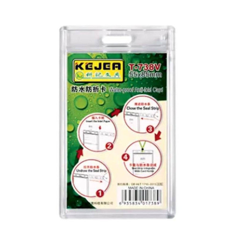 Kejea Transparent ID Card Holder (738V)