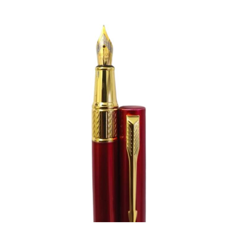 Dickwen 8078 Red & Gold Color Fountain Pen