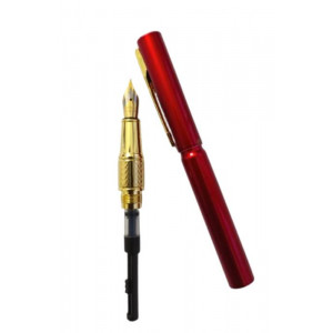 Dickwen 8078 Red & Gold Color Fountain Pen