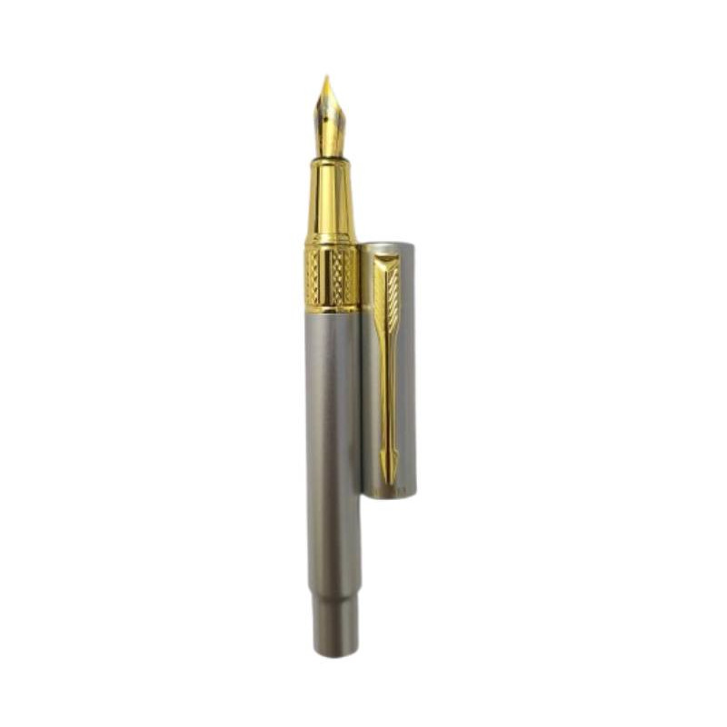 Dickwen 8078 Silver & Gold Color Fountain Pen