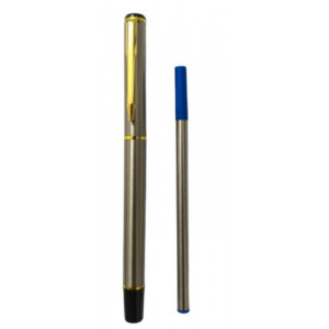 Dickwen Silver & Gold Ball Pen (Blue Ink)