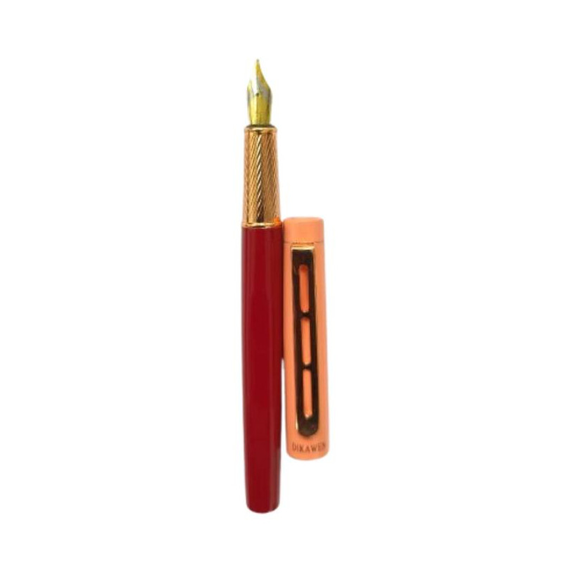 Dickwen 8078 Two Red Color Fountain Pen