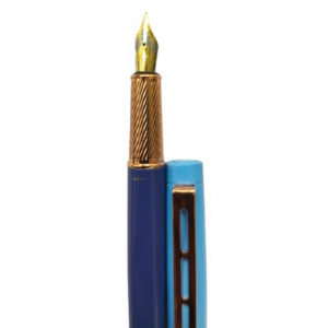 Dickwen 8078 Two Blue Color Fountain Pen