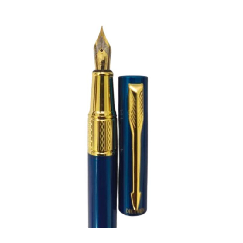 Dickwen 8078 Full Blue Color Fountain Pen