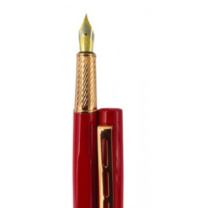 Dickwen 8078 Full Red Color Fountain Pen