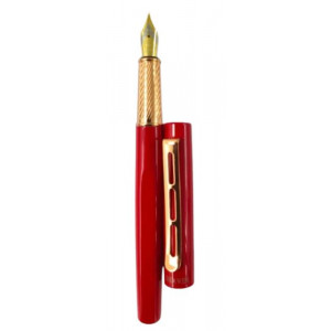 Dickwen 8078 Full Red Color Fountain Pen