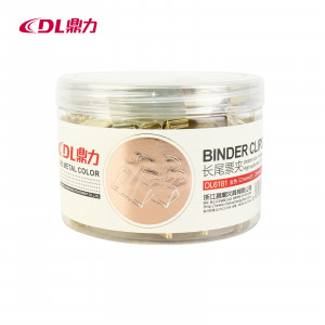 Binder Clips -Gold Colour (Mixed Sizes,19mm-24 Pcs,25mm-12Pcs, 32mm - 6pcs)