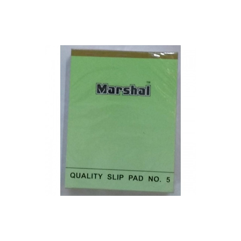Marshal No.5 Note Pad (Ruled, Top Open) pack of 10