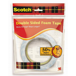 3M Scotch 3 Inch Double Sided Foam Tape (24mm X 3m)