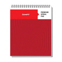Luxor Top Spiral Note Pad (Un Ruled,100 Pages, 3's Pack ) 20577