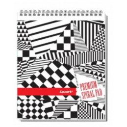 Luxor Top Spiral Note Pad (Ruled,100 Pages, Pack of 2 ) 20562