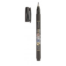 Tombow Hard Tip Brush Pen Fude (Black, GCD-111)