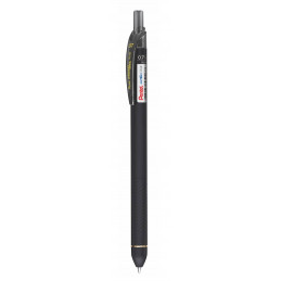 Pentel Energel Click 0.7mm Roller Gel Pen (Black, Pack of 3)