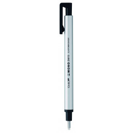 Tombow Mono Zero Pen Type Eraser (Silver, EH-KUR04)