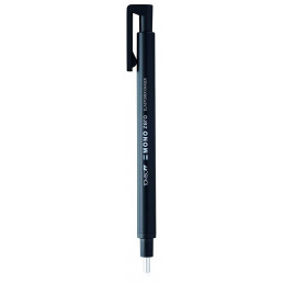 Tombow Mono Zero Pen Type Eraser (Black, EH-KUR11)