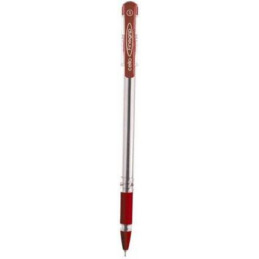 Cello Fine Grip Ball Pen -0.7mm (Red, Pack of 5)
