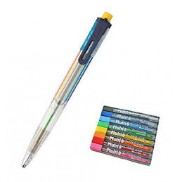 Pentel 8 Color in One Pencil, Automatic-Used in Cotton, linen Paper (PH158)
