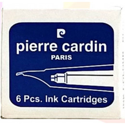 Pierre Cardin Ink Cartridges (Blue,60 Cartridges -10 Pouches X 6 Cartridges)