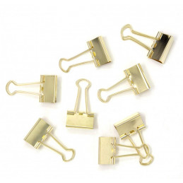Gold Colour Binder Clips...