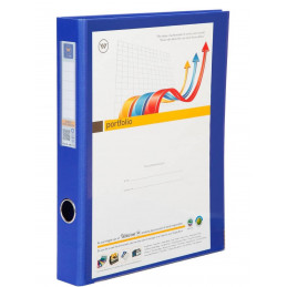 Worldone 2D PVC Board Ring Binder with Front View Pocket (25mm Ring) RB410V