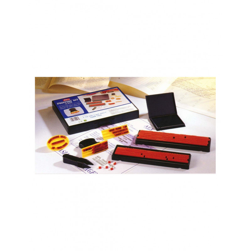 Shiny S200 Self Ink stamp printing kit ( 2 Set of Letters 4 & 5mm)