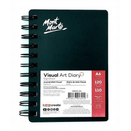 Mont Marte Visual Art Diary (110 GSM,A6,120 Pages)MSB0072