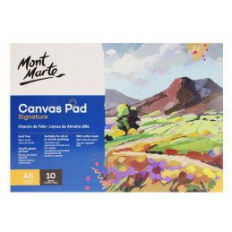 Mont Marte Canvas Pad (A5,10 Sheet) CAXX0025