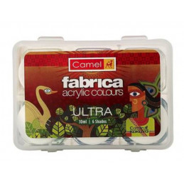Camel Fabrica Acrylic Colours (Ultra) - 10ml x 6 Shades