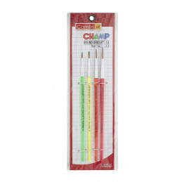 Camel Champ Brush Set (Round, 4 Brushes) 2074694