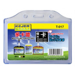 Kejea Double Side ID Card Holder (Horizontal)T-017H