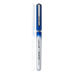Uniball UB-215 Refillable Liquid Ink 0.5mm Micro Roller Pen (Blue Ink)