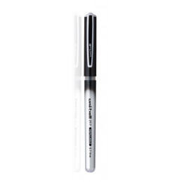 Uniball UB-217 Refillable Liquid Ink 0.7mm Micro Roller Pen (Black Ink)