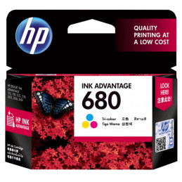 HP 680 Tri-color Ink Cartridge (F6V26AA)