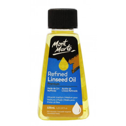 Mont Marte Refined Linseed Oil Premium (125ml) MOMD1206