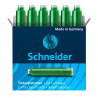 Schneider Ink Cartridges (Green,30 Pcs) For Schneider Fountain & Roller Cartridge Pens