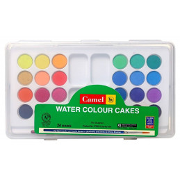 Camlin Student Water Color Cakes (24 Shades)