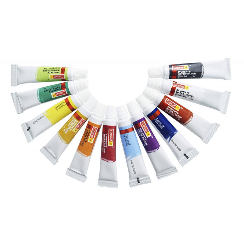 Camlin Student Water Color Tube (5ml each, 12 Shades)