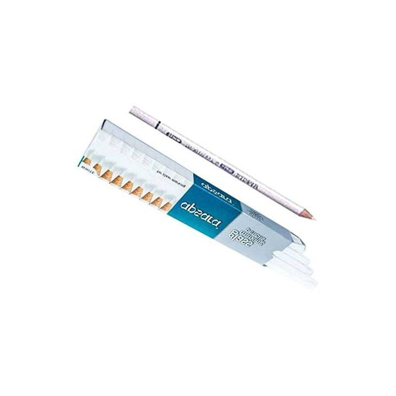 Apsara Glass Marking Pencil (White,10 Pencils ) Write on Leather