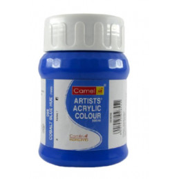 Camel Artist Acrylic Colour Bottle (Cobalt Blue,500ml) - 838056