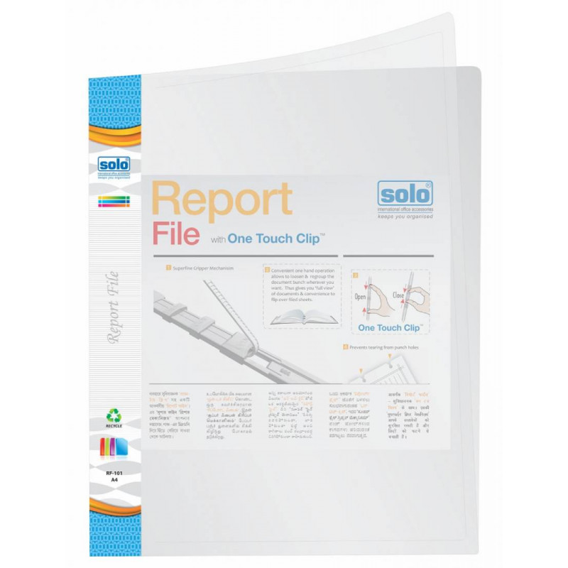 Solo Report File (A4 Size, Pack of 10) RF101