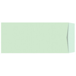 11" x 5" Green Cloth line Office Envelope/Cover (100 Covers)