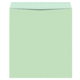 10" X 4.5" Green Cloth Office Envelopes (25 Envelopes)